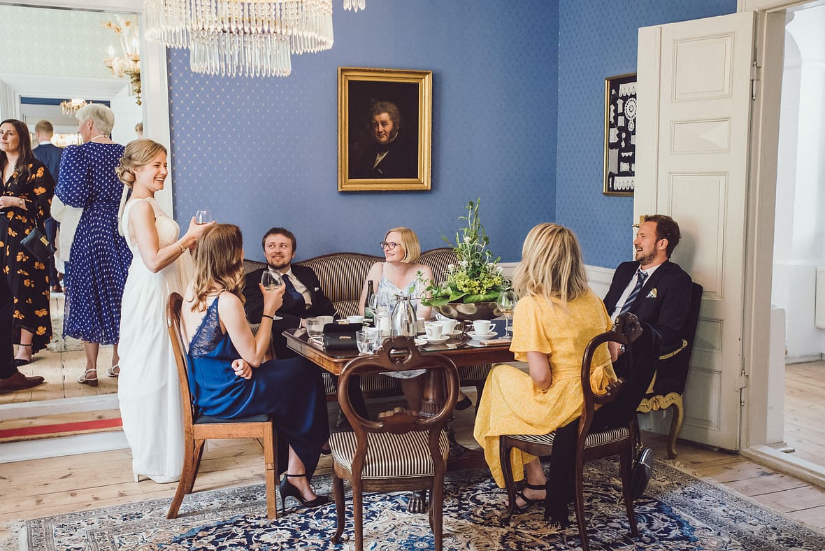 Fantastisk flot bryllup på smukke Nørre Vosborg ved Holstebro en gammel Herregård der byder på de perfekte rammer til et stilfuldt bryllup